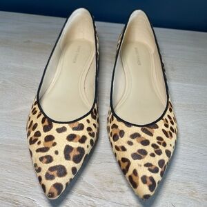 Brand new, worn once! Marc Fisher, size 10, leopard flats